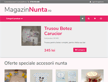 Tablet Screenshot of magazin-nunta.ro